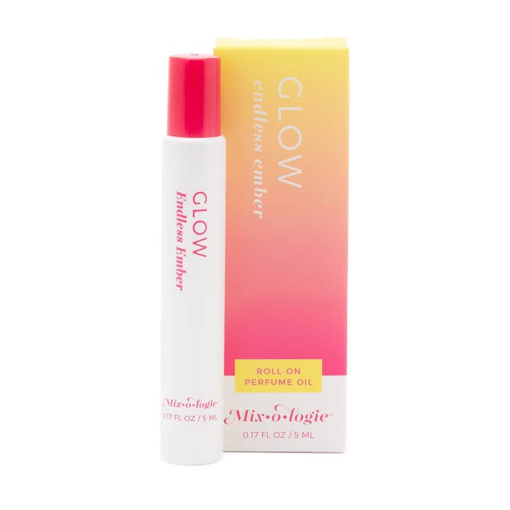 Rollerball Perfume Oil, Glow and its box
