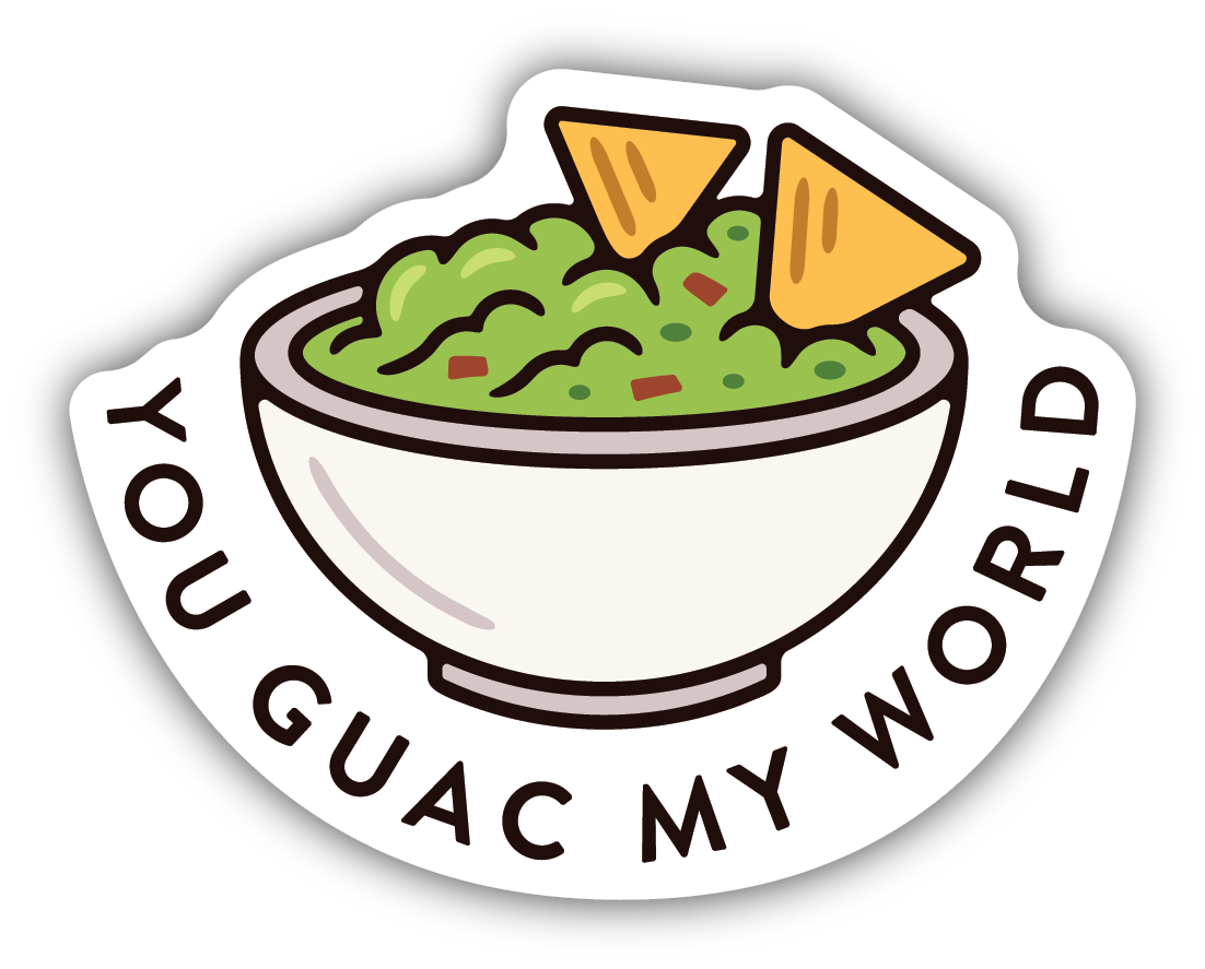 Stickers Northwest - You Guac My World Guacamole Sticker – Kitchen 