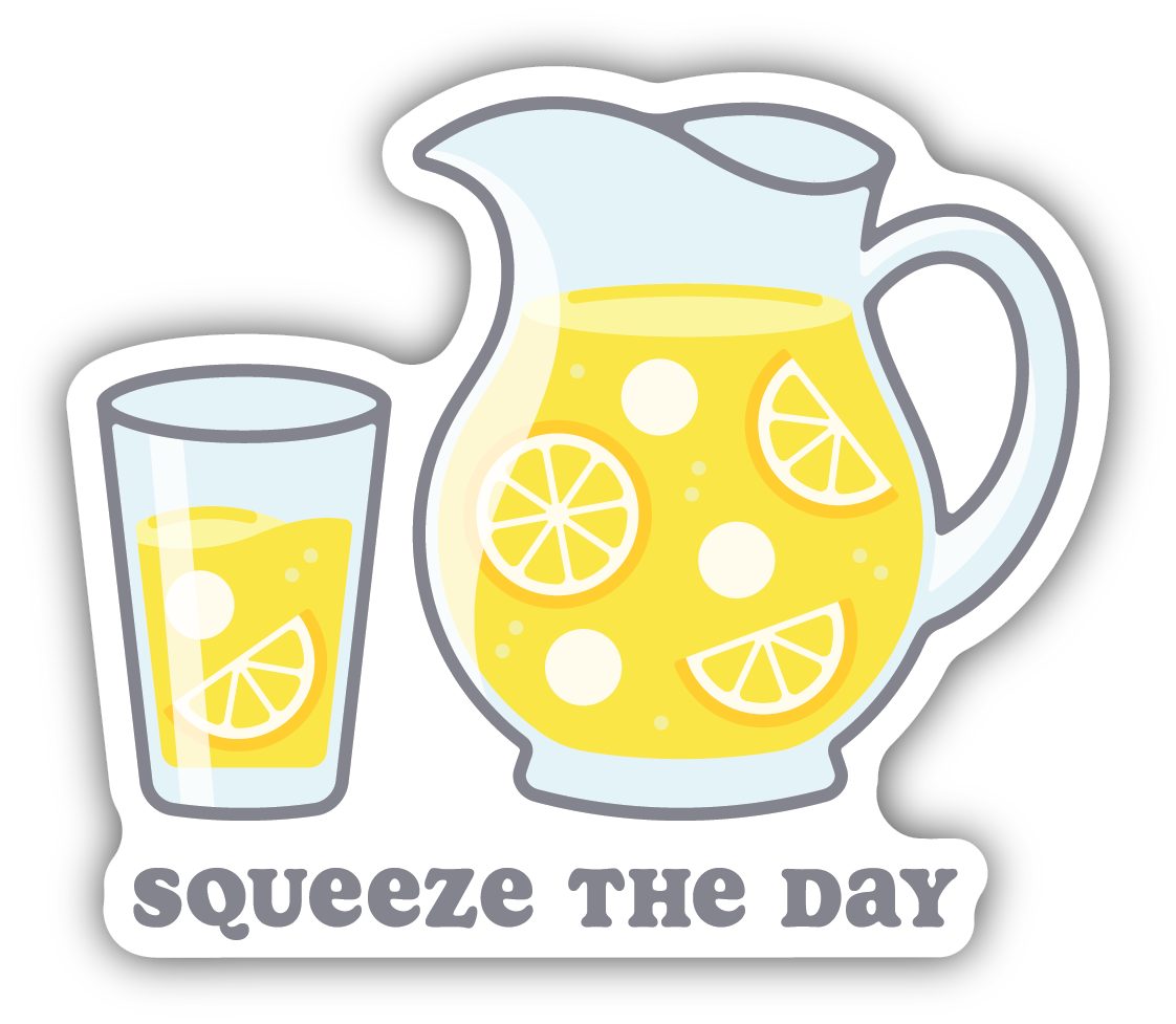 Stickers Northwest - Lemonade Pitcher, Squeeze the Day Sticker