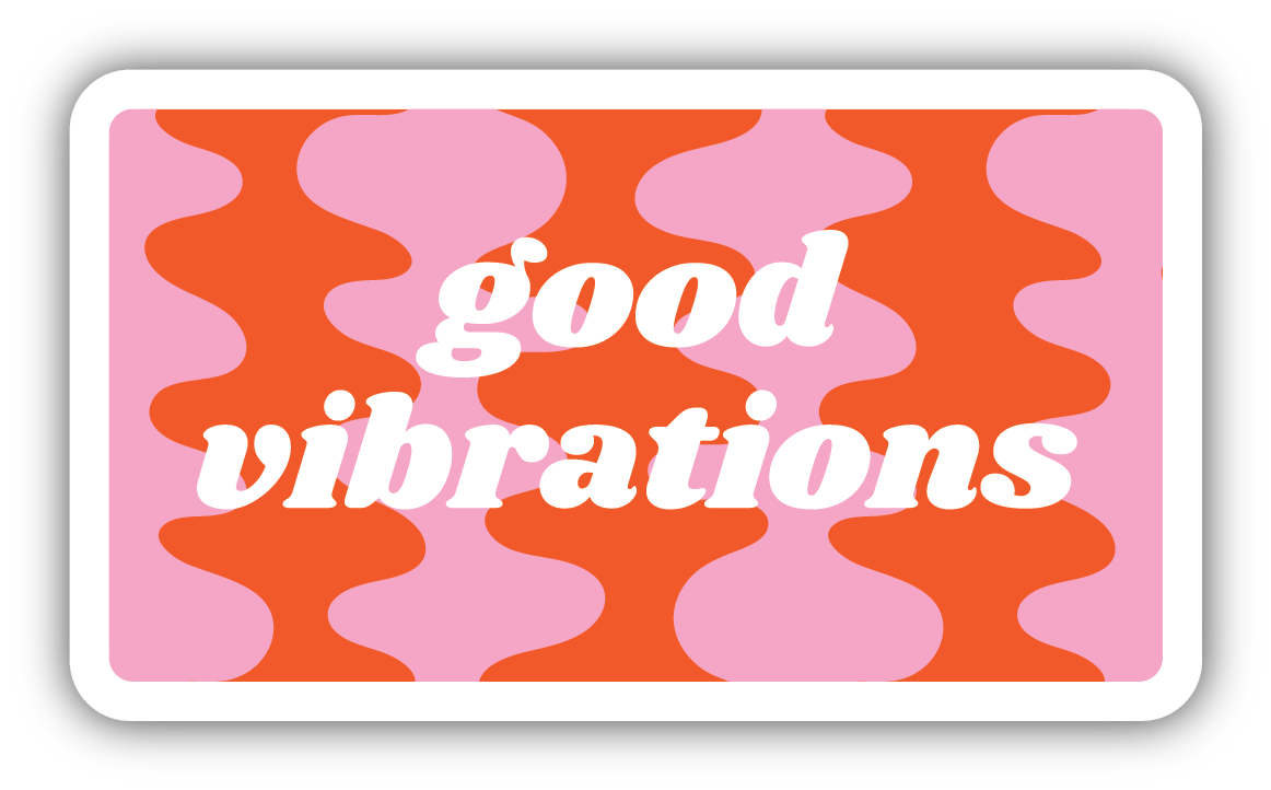 Stickers Northwest - Good Vibrations Sticker Stickers Northwest - Good Vibrations Sticker