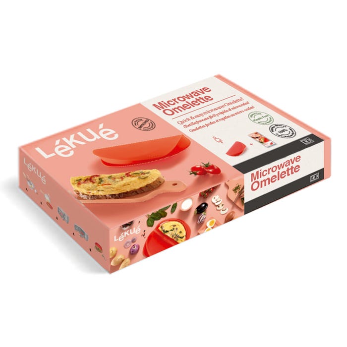 box packaging of Lékué Microwave Omelet Maker.