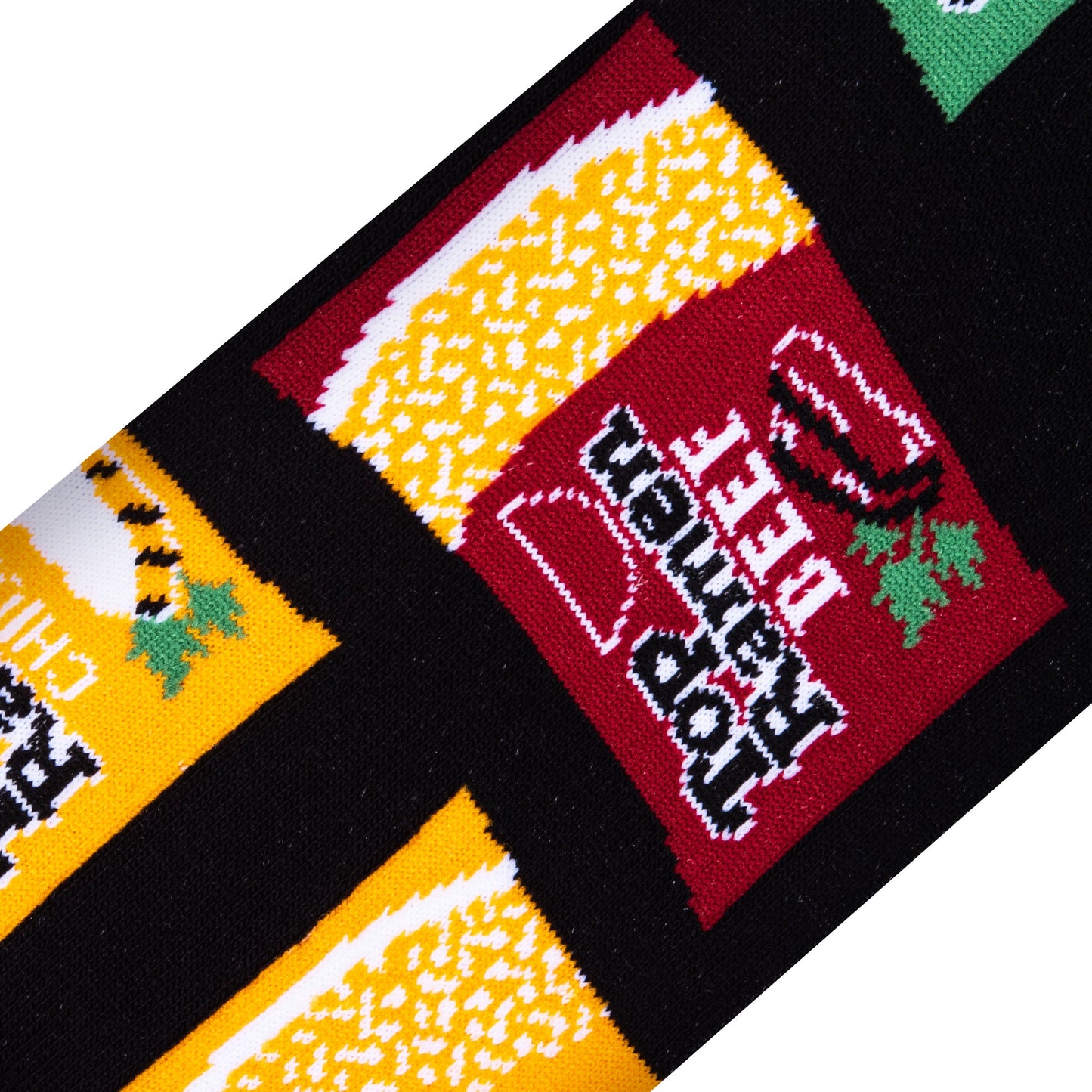 up close of ramen socks