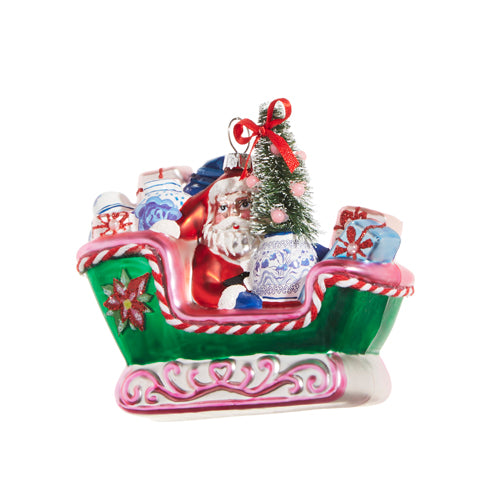 RAZ Imports - Chinoiserie Sleigh Ride Ornament – Kitchen Store & More