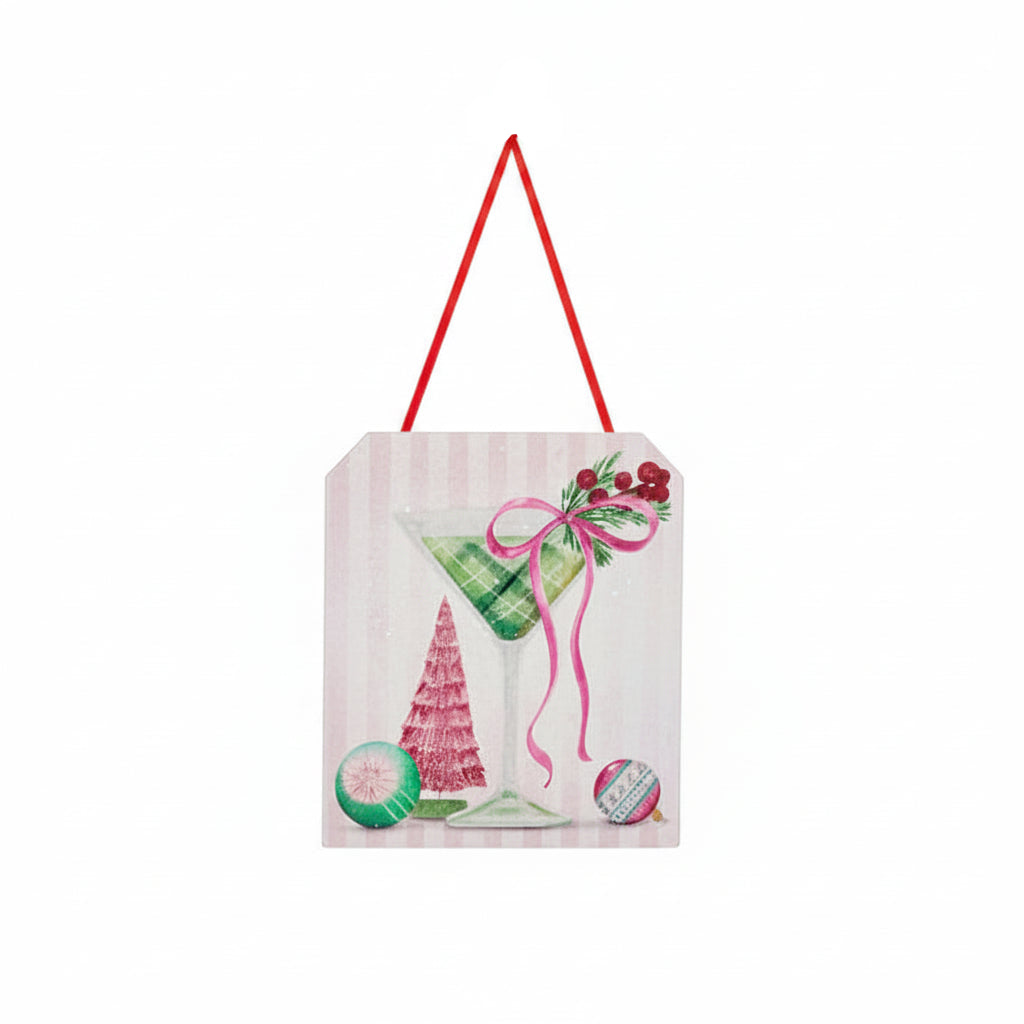RAZ Imports - Holiday Happy Hour Tag Ornament