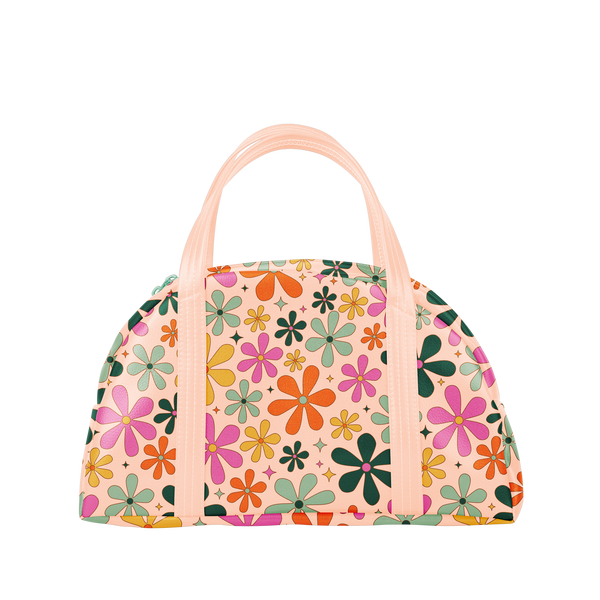 Betty Bloom Lil' Miss Sunshine Bag with floral design and pink straps