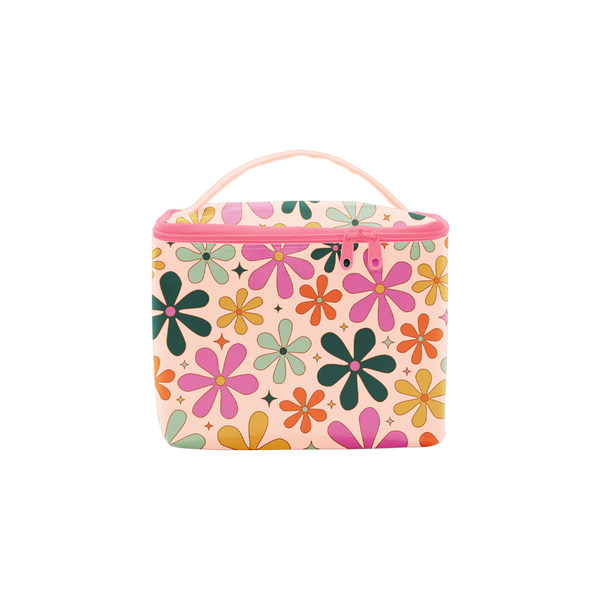Betty Bloom Soulmate Bag with floral design and pink handle