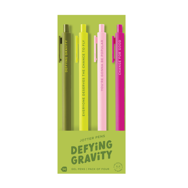 Defying Gravity Jotter Pens Set