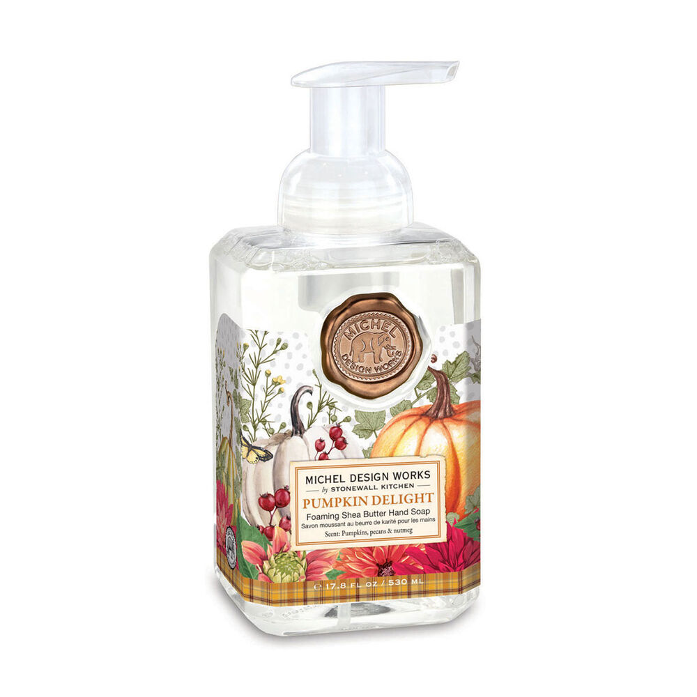 bottle of pumpkin delight foaming hand soap.