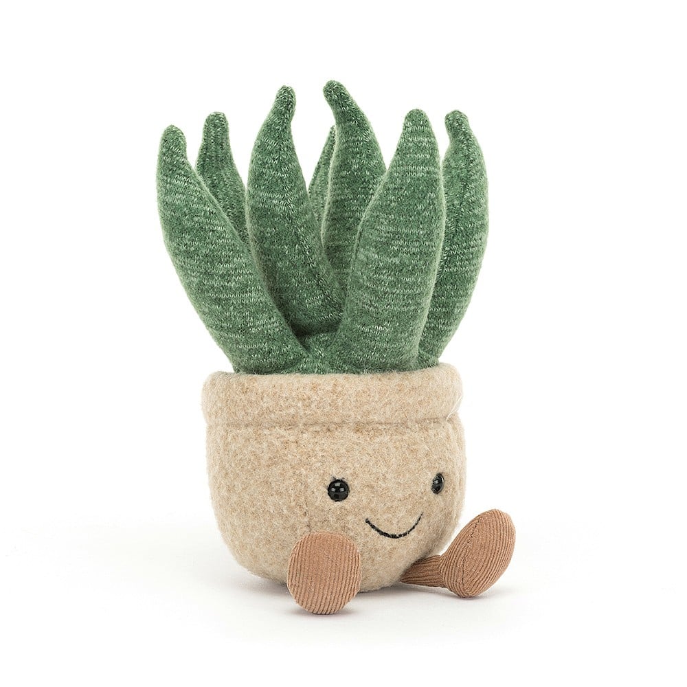 front view of Amuseable Aloe Vera Plush Toy.
