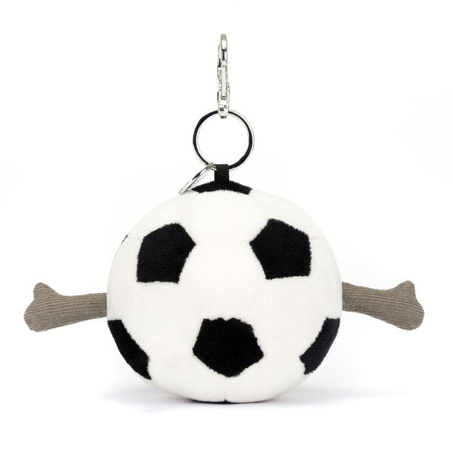 back view of Amuseables Sports Futball Bag Charm