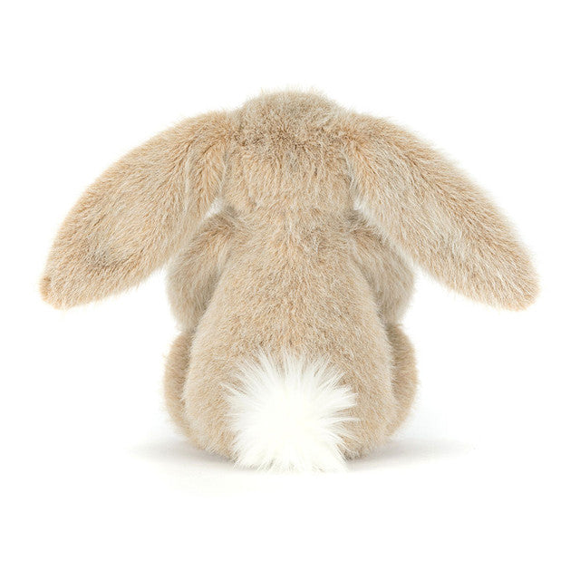 back view of the oat flufflet bunny plush toy