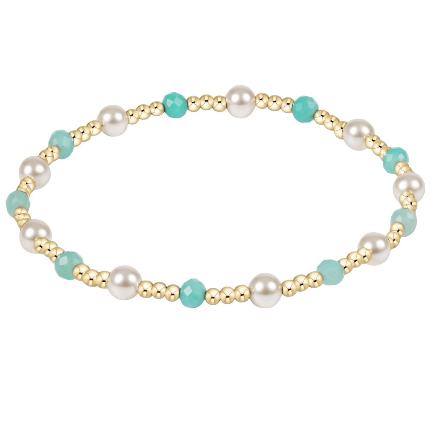 enewton Pearl Sincerity 4mm Gem Bracelet in Amazonite