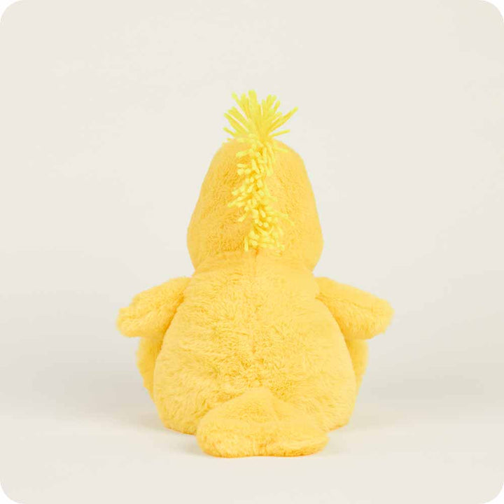 back view of woodstock plush toy