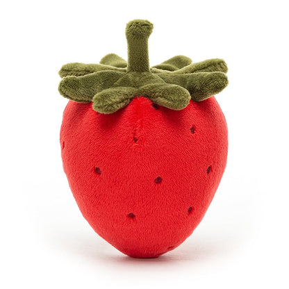 back view of Fabulous Fruit Strawberry on a white background.