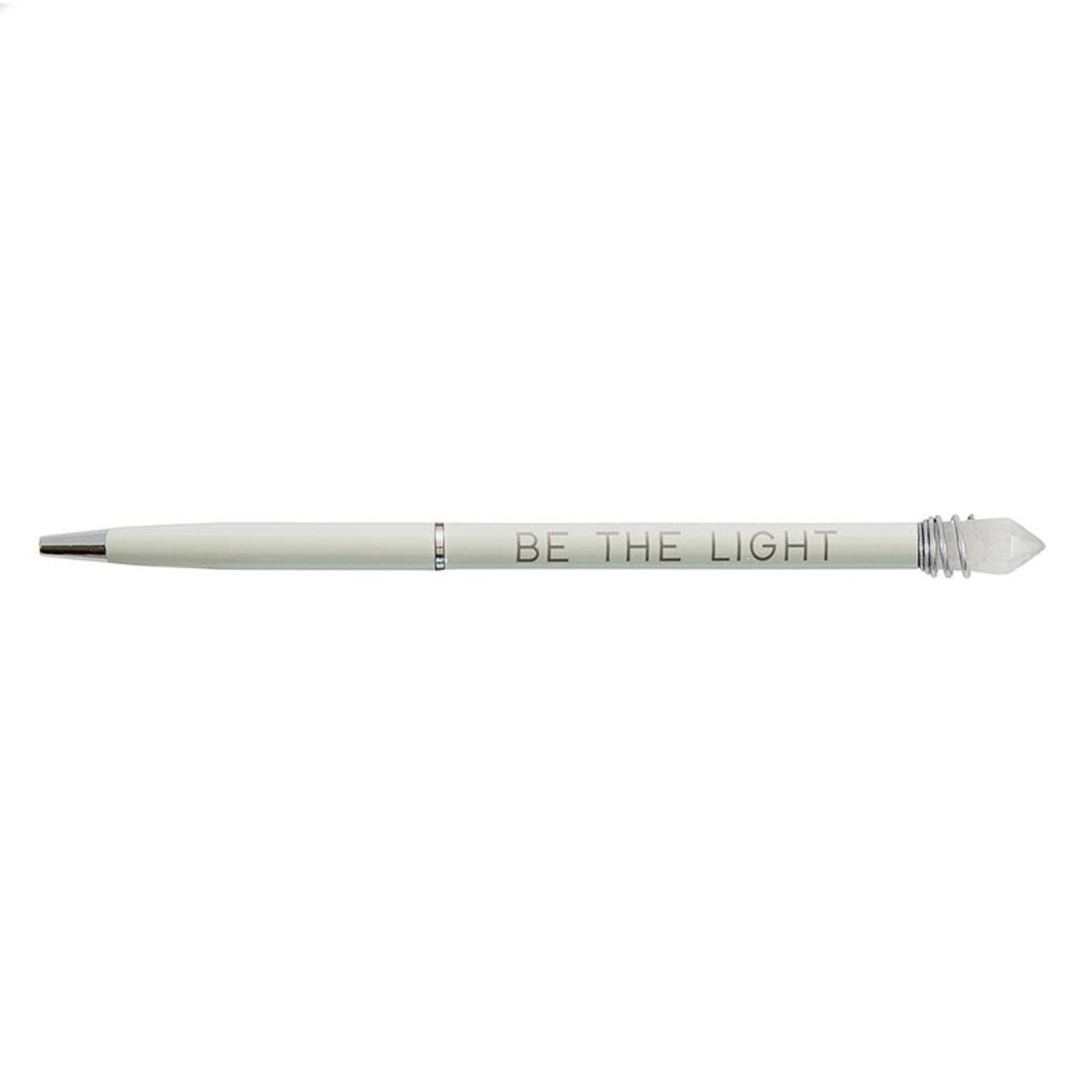 be the light Sentiment Crystal Pen