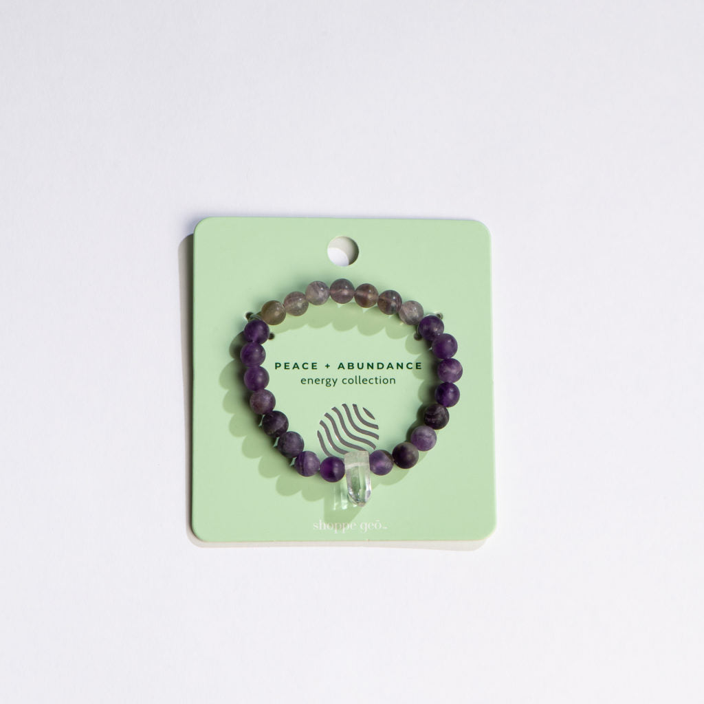bracelet on its card packaging.