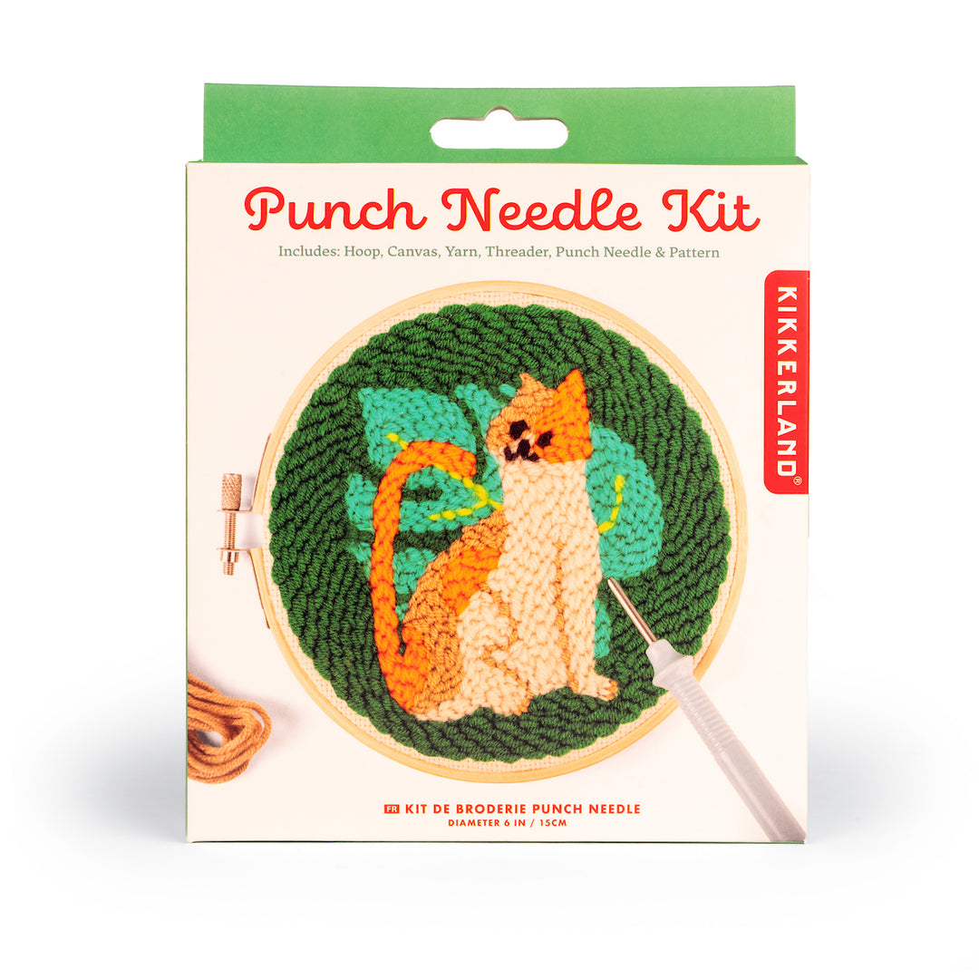 punch needle kit packaging