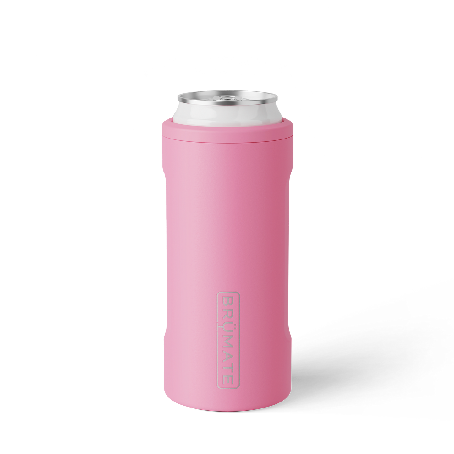 pale Pink can holder with shown on a white background