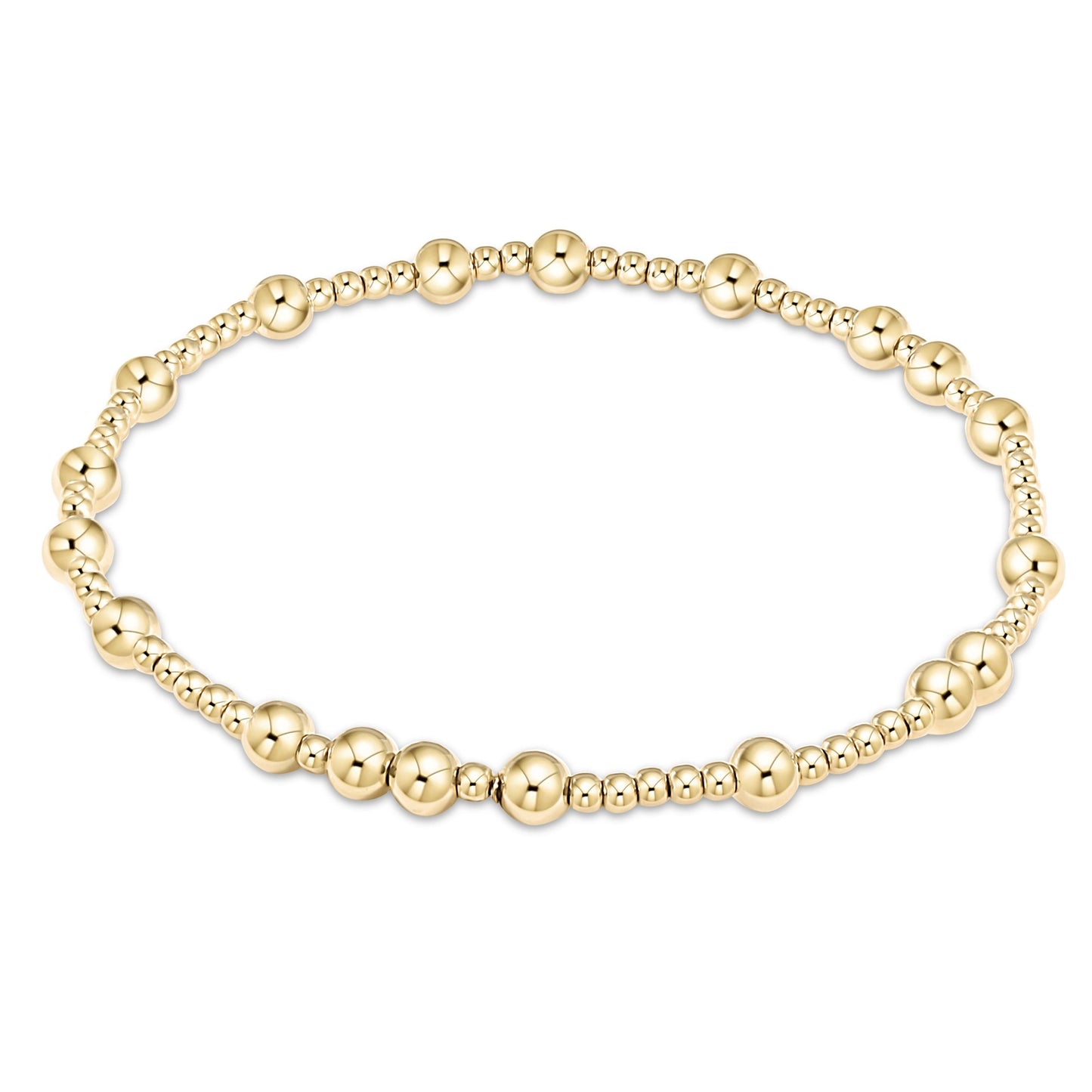 Extends Hope Unwritten 5 mm Bead Bracelet, Gold