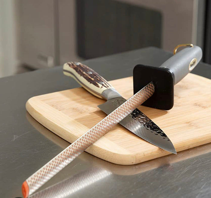 Kitchen IQ Diamond Pro - 2-Stage Knife and Scissor Sharpener