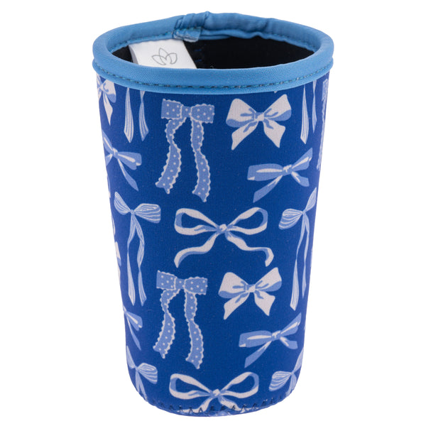 Karma - Large Drink Sleeve, Blue Bows