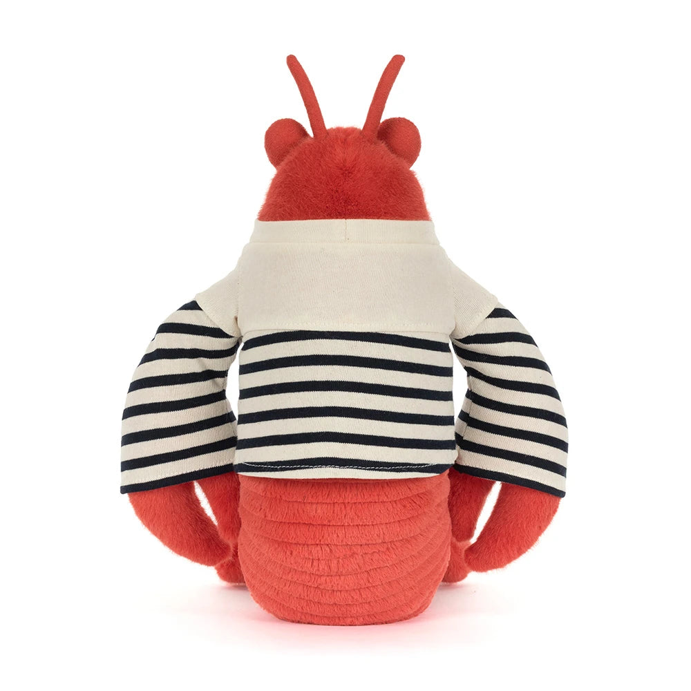 back view of Larry Lobster Sailor Outfit Plush Toy