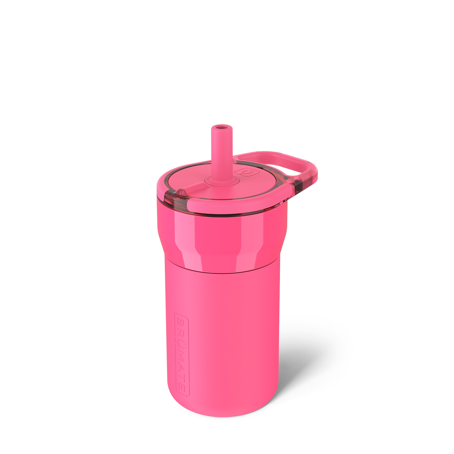 neon pink Leap 12 Ounce water bottle