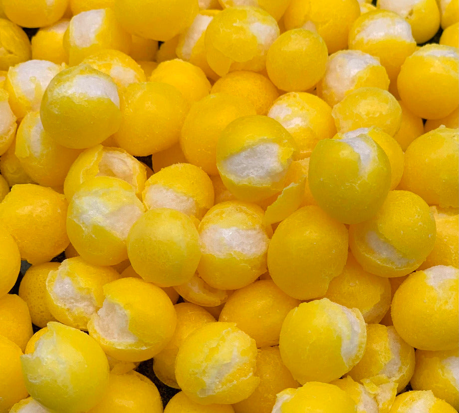 photo of freeze dried lemonheads