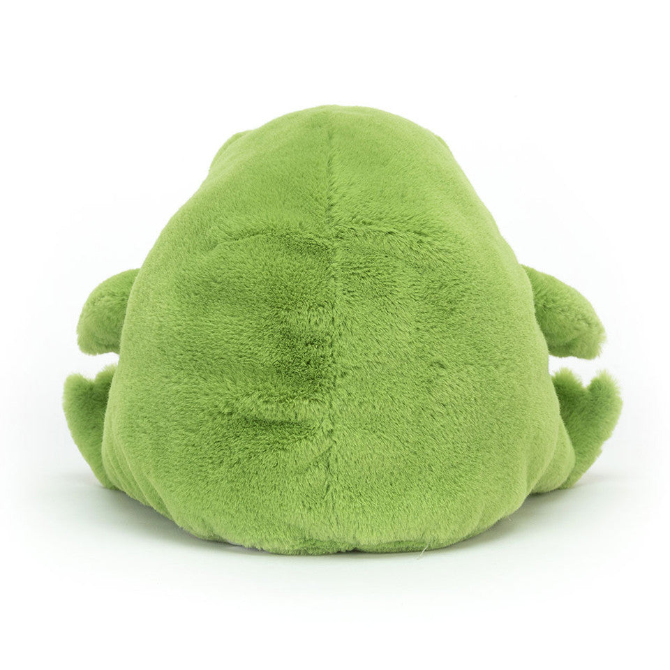 back view of Ricky Rain Frog Plush Toy.