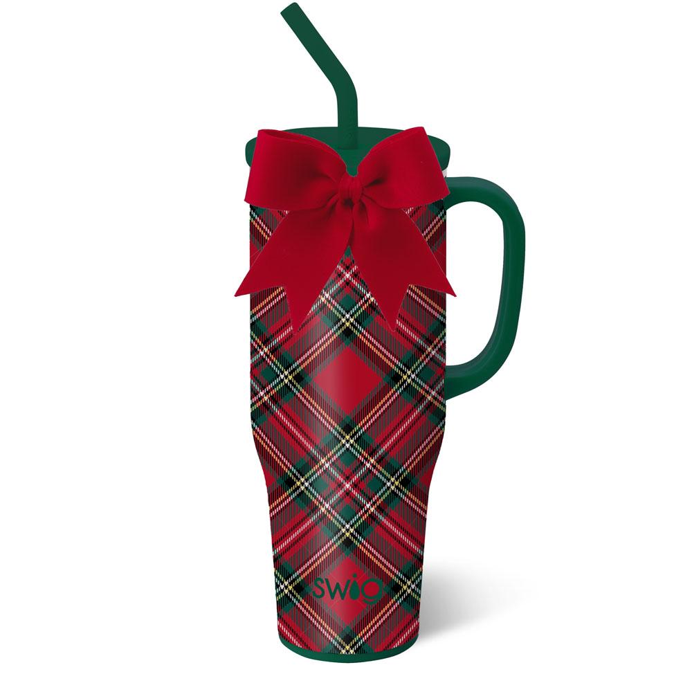 Christmas Plaid Mega Mug, 40 Ounce