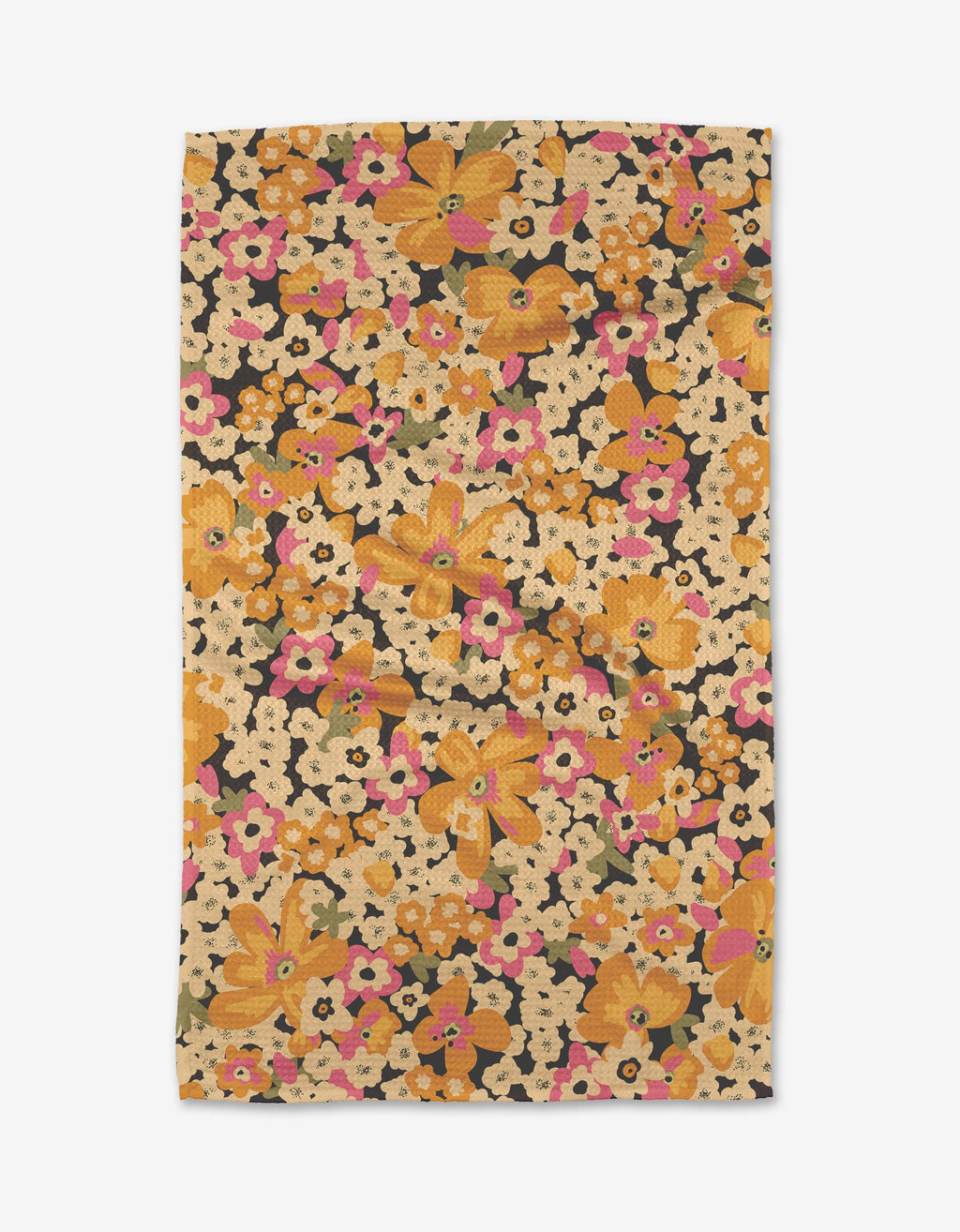 Beloved Bunch Tea Towel laying flat on a white background