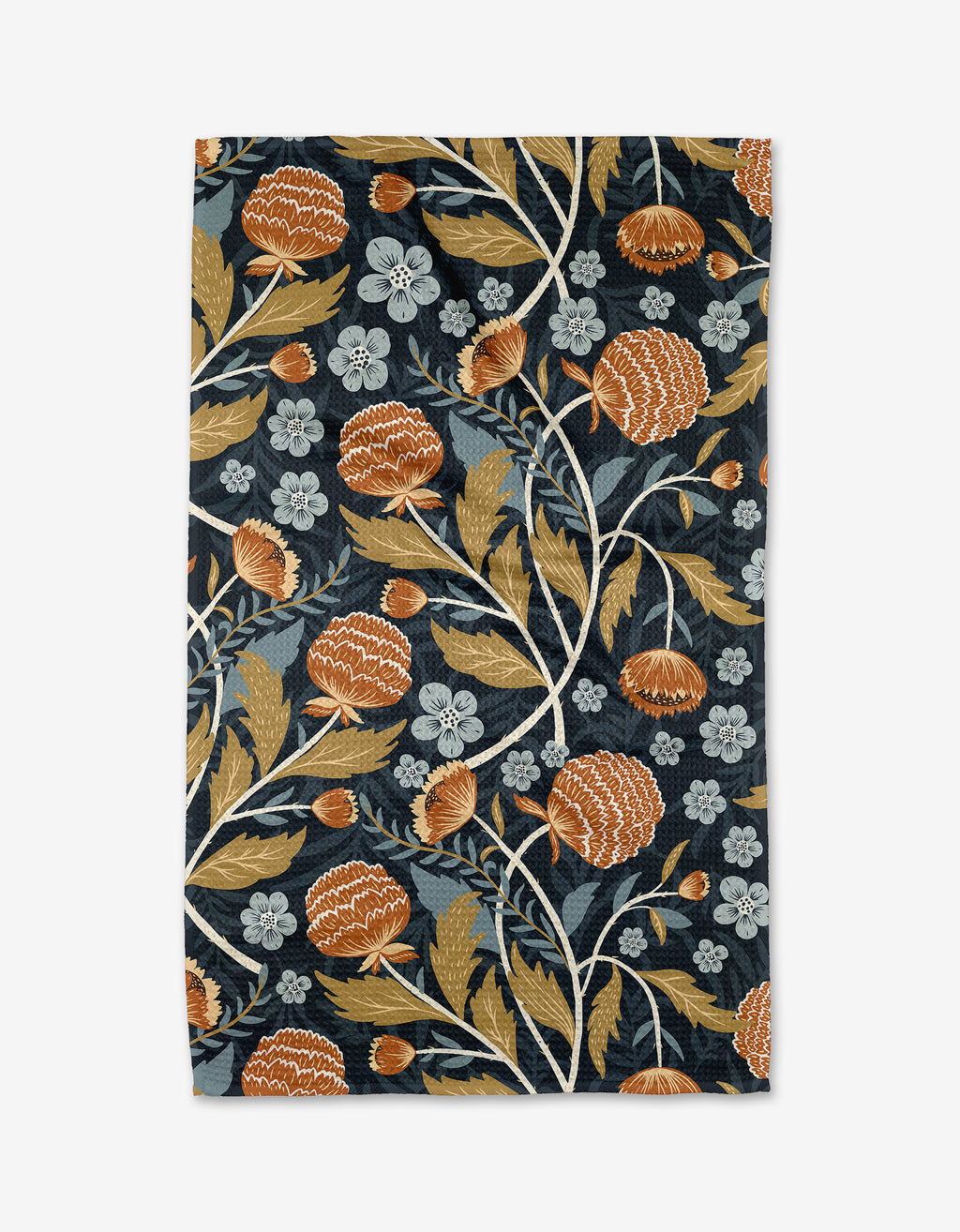 Geometry - William Tea Towel laying on a white surface