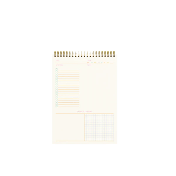 inside page of What A Time To Be Alive Taskpad