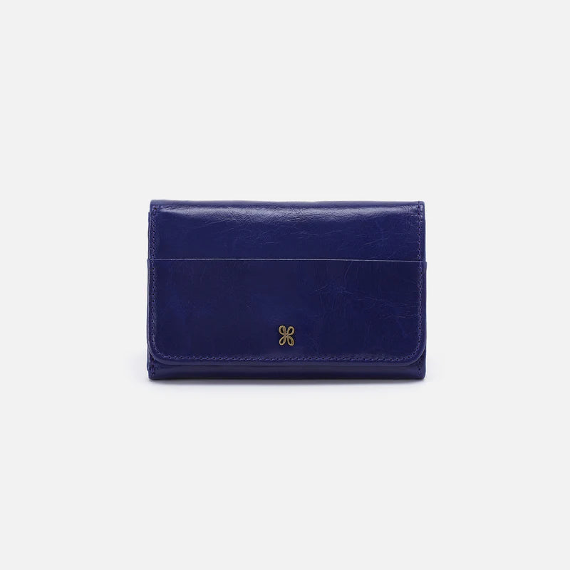 winter violet jill trifold wallet