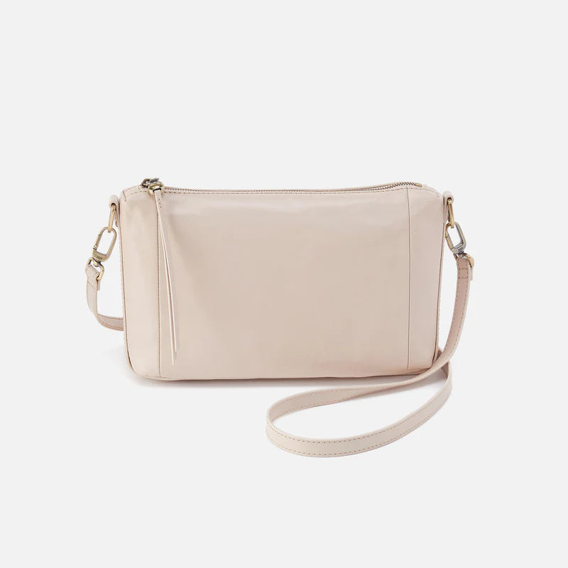 front view of the Darcy Carry-All Crossbody bag in pale flax