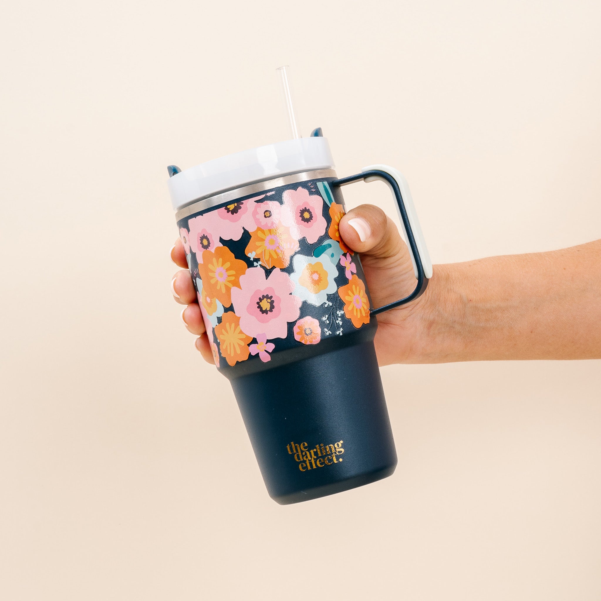 Handle Tumbler Darling Floral