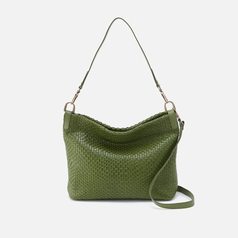 sweet basil wave weave pier bag on a white background.