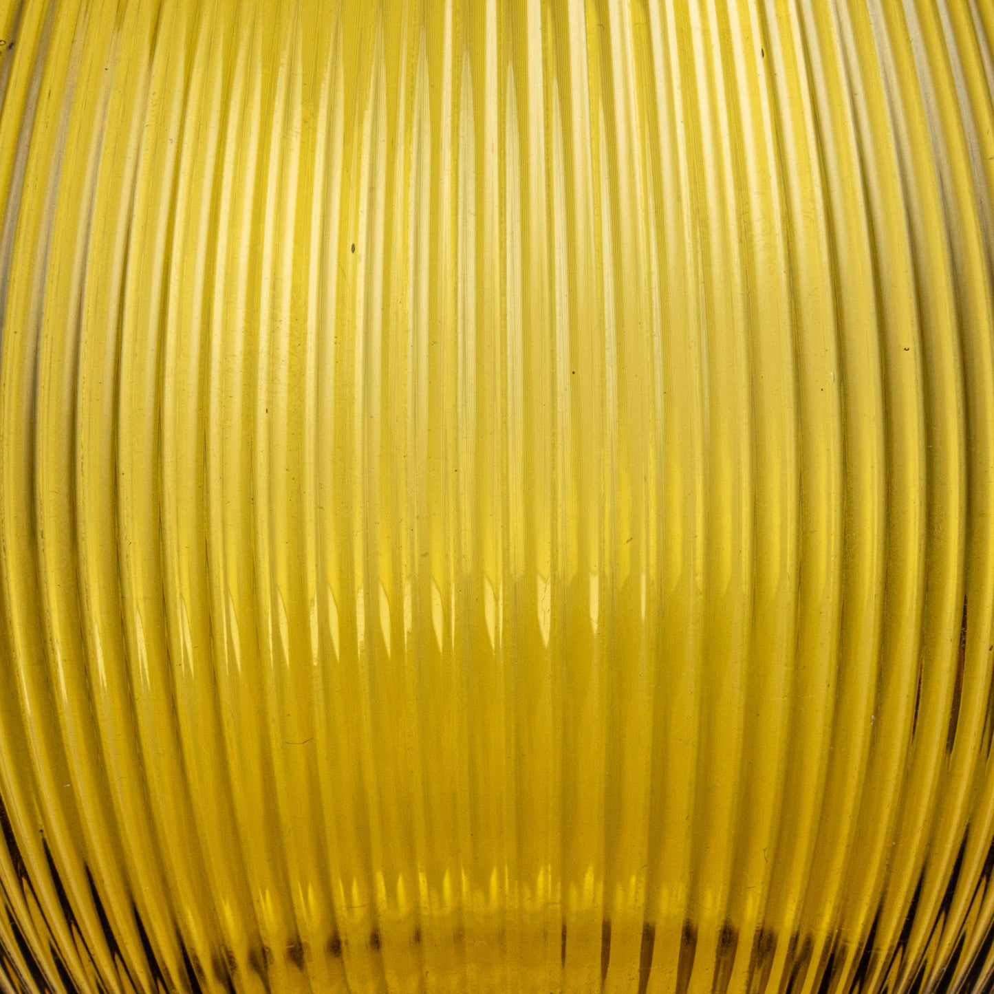 close-up of the ribbed pattern of glass.