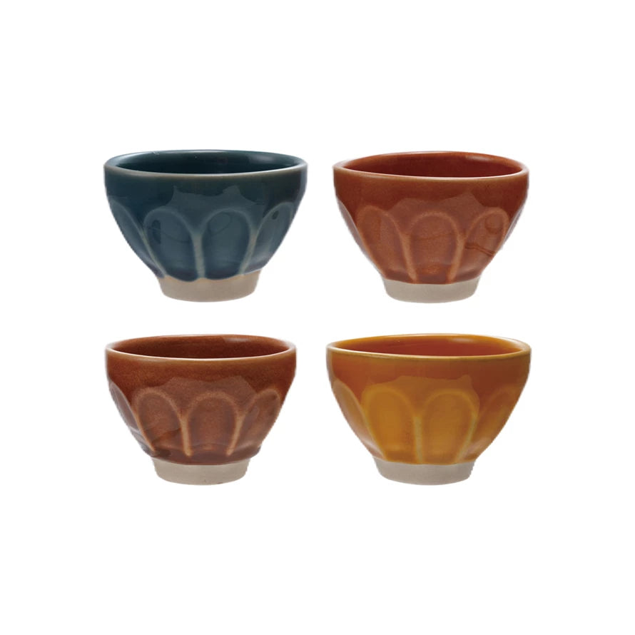 4 assorted pinch bowls