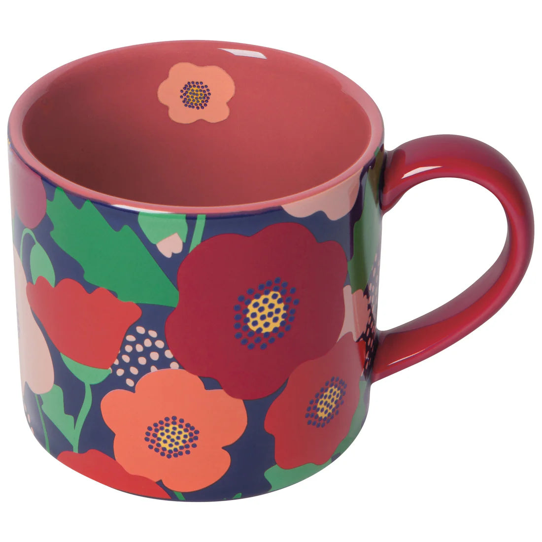 interior view of Poppy Mug.