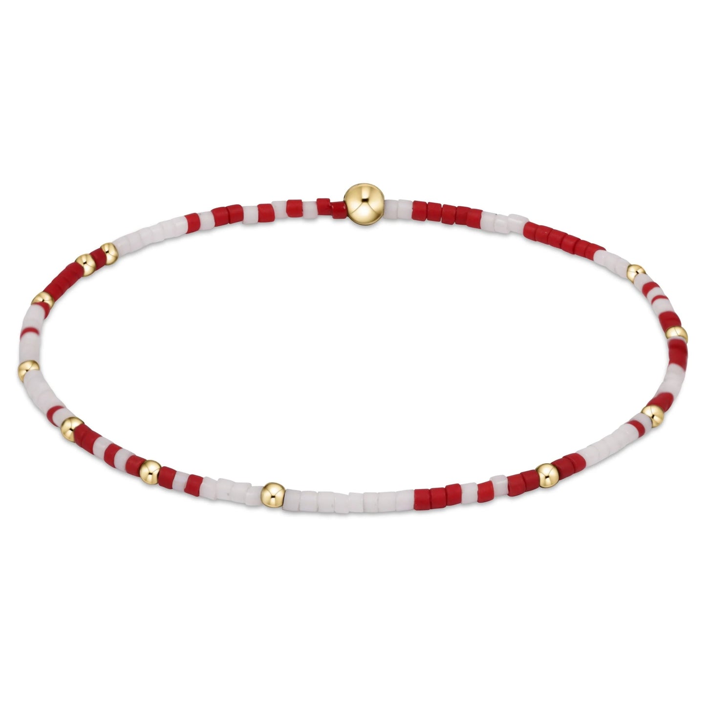 Gameday Hope Unwritten Bracelet in Crimson & White