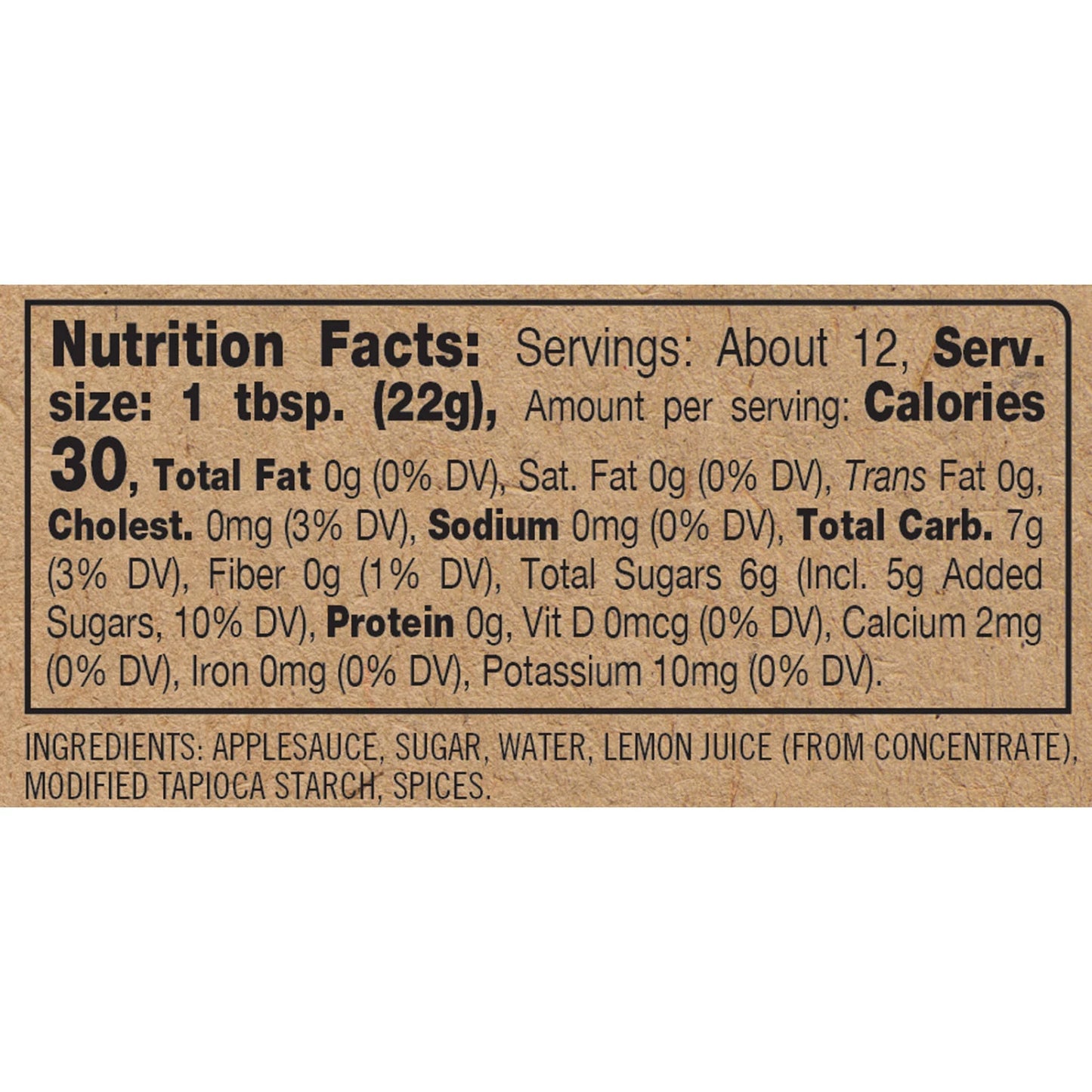Nutrition facts and Ingredient list. Please call 501-327-2182 for more information.