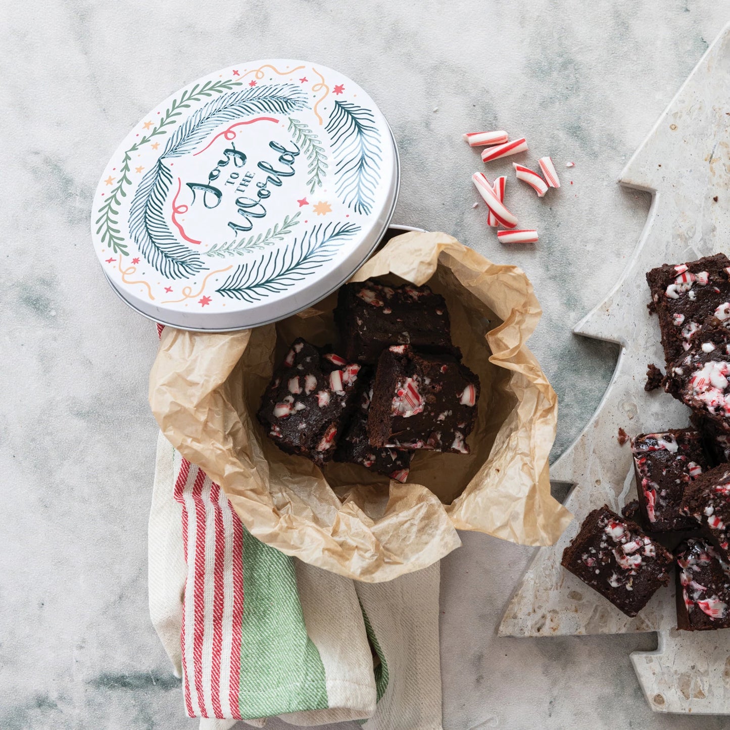 baked goods made with Peppermint Fudge Sauce