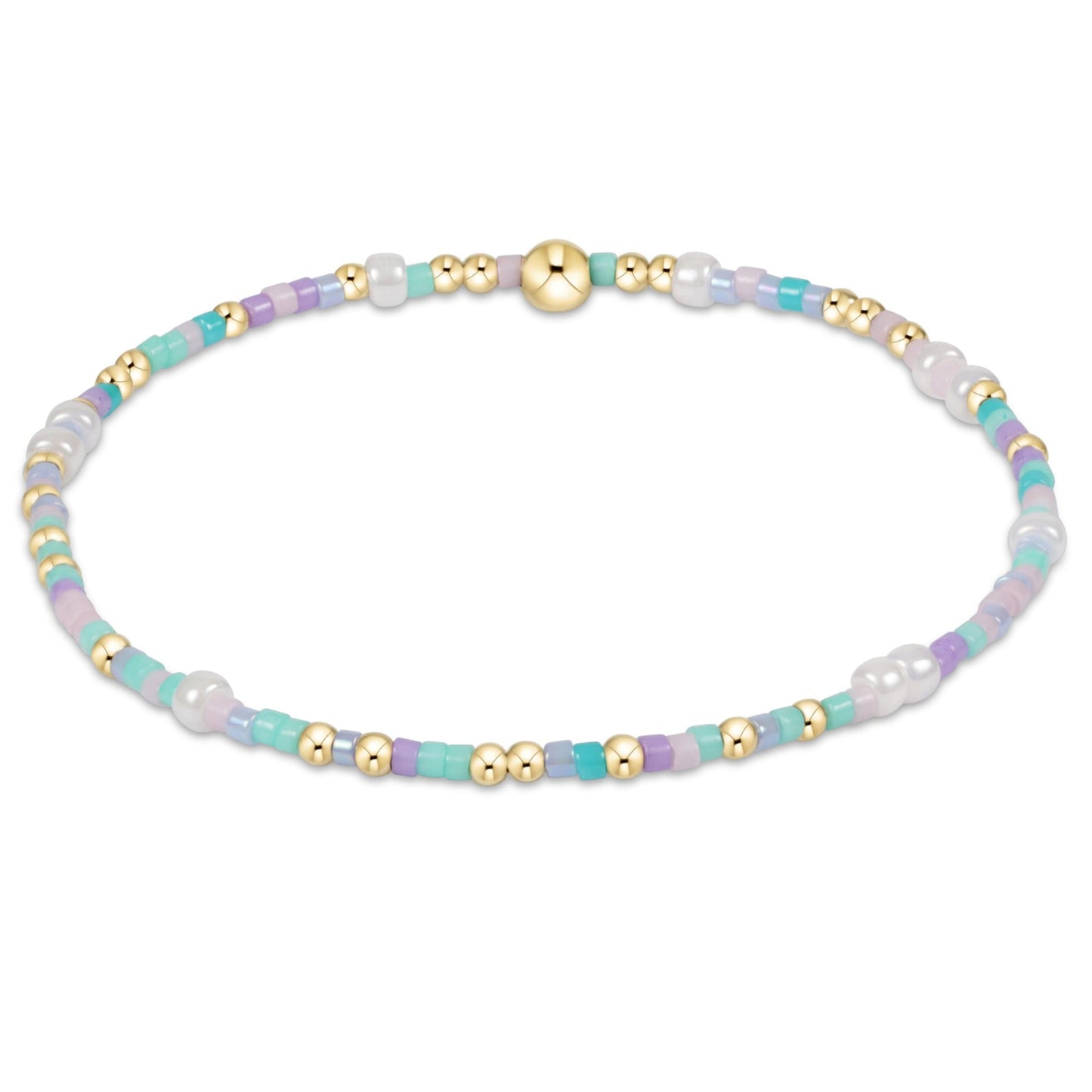 Hope Unwritten Bracelet, How Do You Lilac Me Know? with purple blue and gold beads
