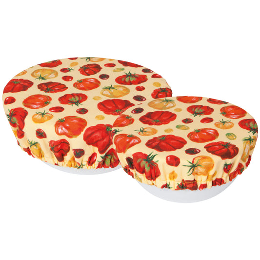 heirloom tomato bowl covers on large and small bowl