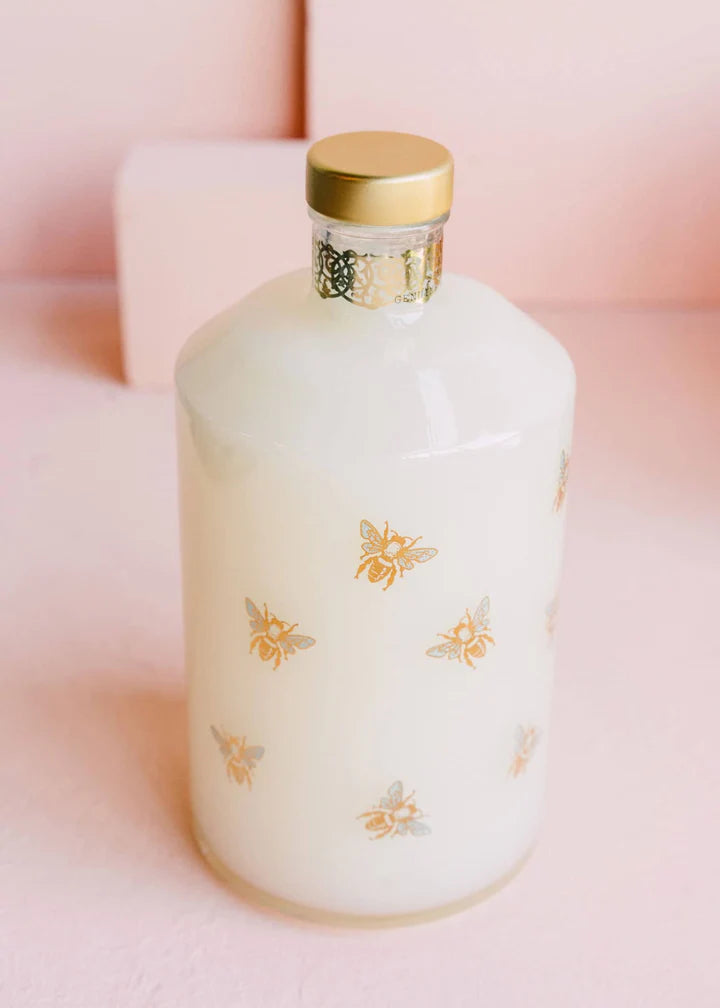 Back view of bottle of wish bubble bath.