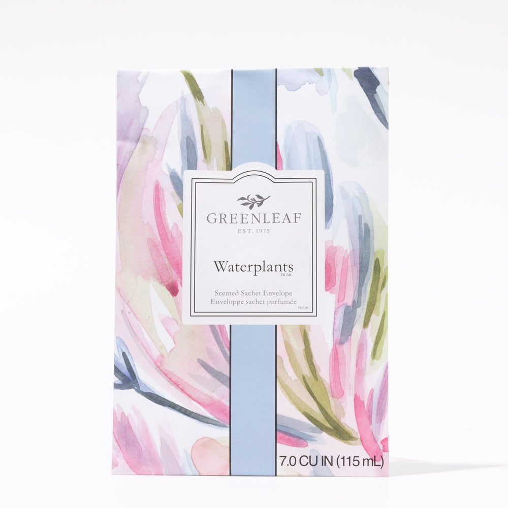 greenleaf waterplants sachet shown on a white background