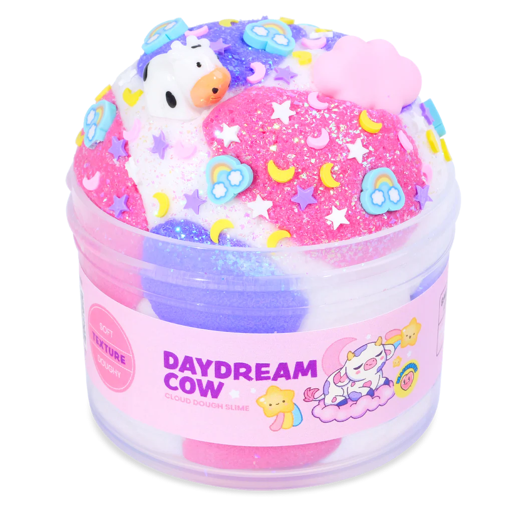 open jar of Daydream Cow Slime
