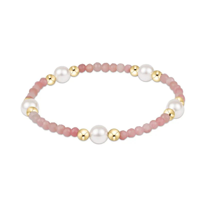 enewton Purpose Pearl 6mm Gem Bracelet pink opal