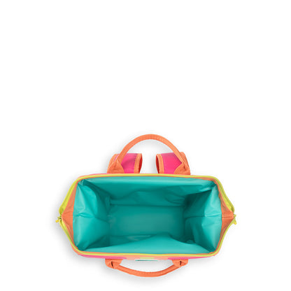 interior view of tutti frutti Packi Backpack Cooler.